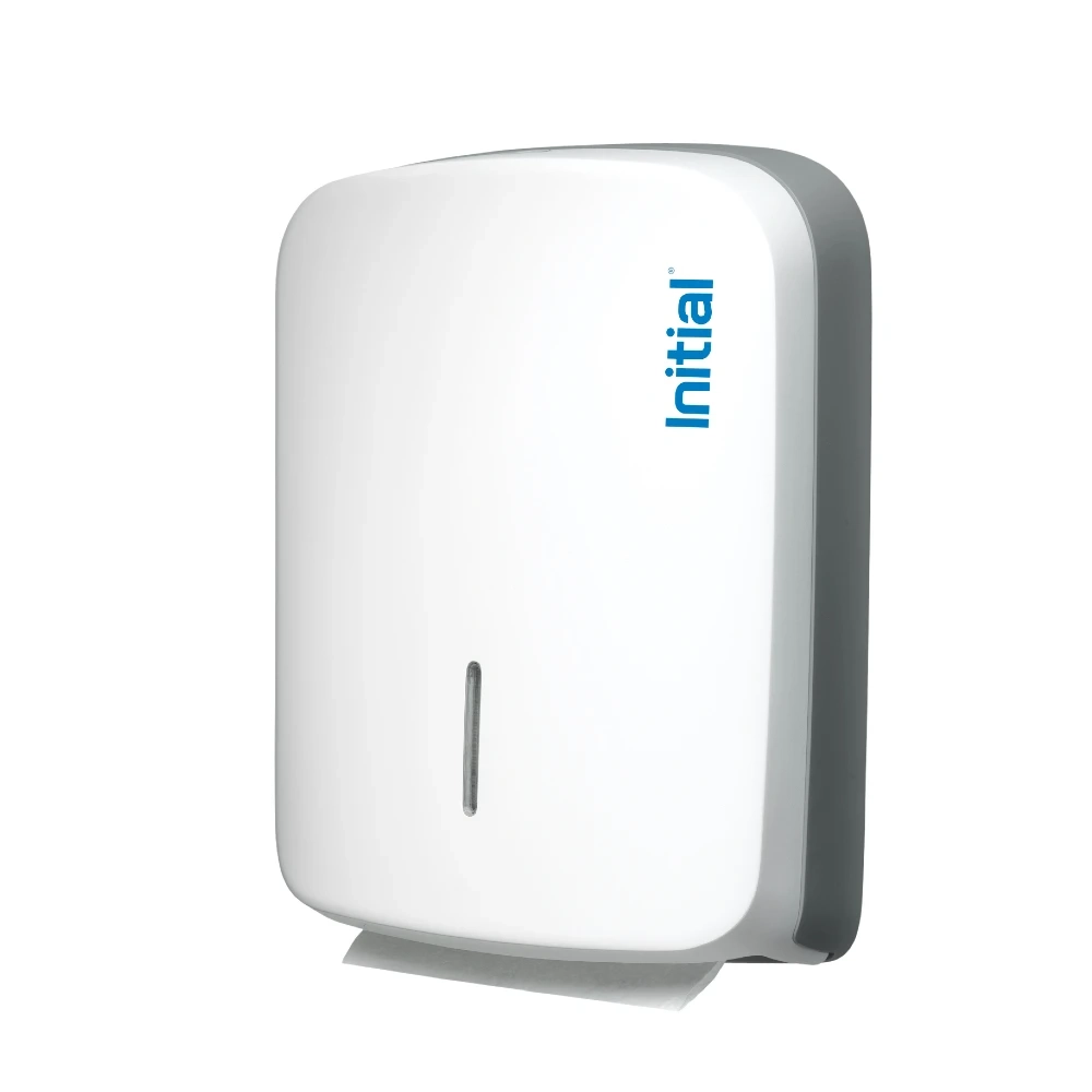 Paper towel dispenser white side
